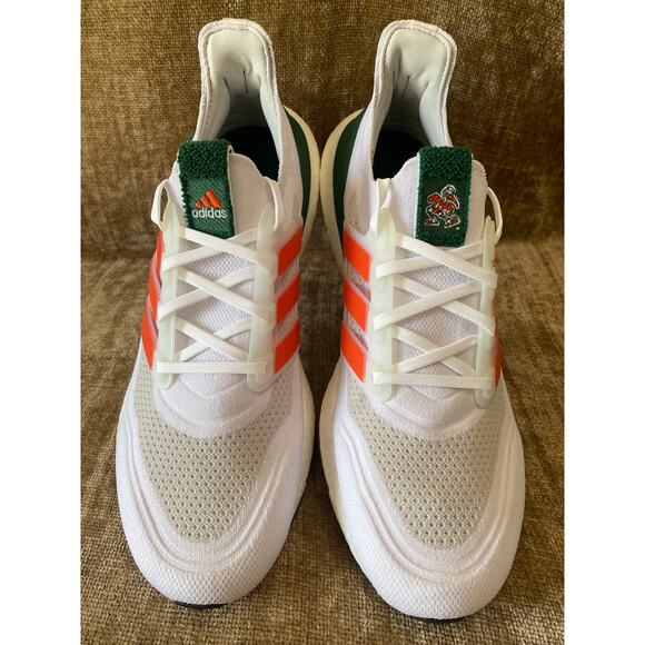 Adidas Ultraboost Miami Hurricanes GX Running Shoes Mens 12.5 main image 5